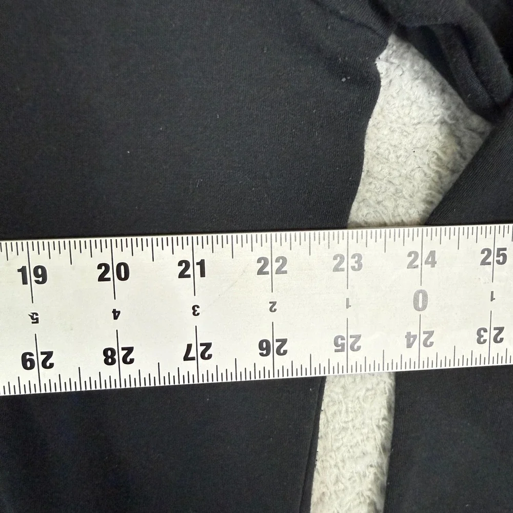 Travis Mathew Mens Black Quarter Zip Pullover Fleece Sweatshirt Golf Jacket L